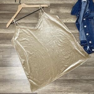 Old Navy Nude Velvet Cami size Large